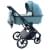 Детская коляска Peppy Tecla 2 в 1 Mint Chrome Edition (Мятный)