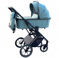 Детская коляска Peppy Tecla 2 в 1 Mint Chrome Edition (Мятный)