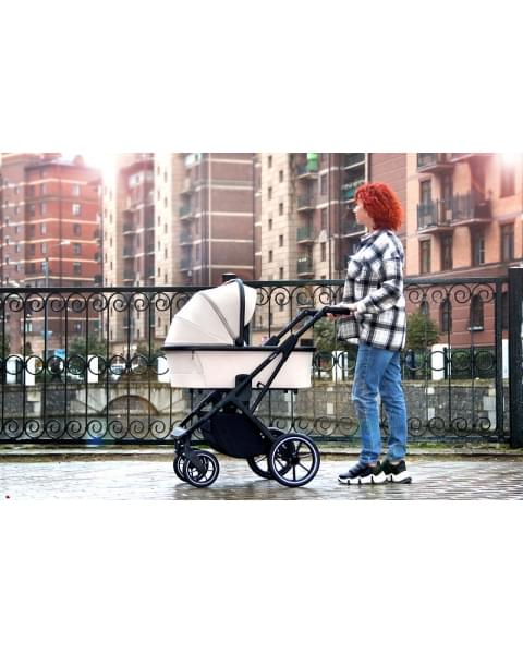 Детская коляска Peppy Tecla 2 в 1 Mint Chrome Edition (Мятный)