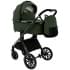 Детская коляска Pituso Mayla Lux 3 в 1 с автокреслом Baesa Forest Green
