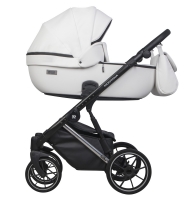 Детская коляска Riko Basic Montana Premium Silver 2 в 1 21 White