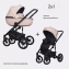 Детская коляска Riko Basic Ozon Pastel 2 в 1 01 светло-розовый