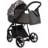 Детская коляска Roan Sol Flowers 3 в 1 с автокреслом Tutis Elo Lux EduSky Black RSF/5003 Forest Clearing/Black