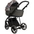 Детская коляска Roan Sol Flowers 3 в 1 с автокреслом Tutis Elo Lux EduSky Black RSF/5003 Forest Clearing/Black