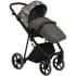 Детская коляска Roan Sol Flowers 3 в 1 с автокреслом Tutis Elo Lux EduSky Black RSF/5003 Forest Clearing/Black
