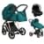 Детская коляска Roan Sol Luxury 3 в 1 с автокреслом Tutis Elo Lux EduSky Black RSL/4045 Deep Lake/Gold