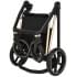 Детская коляска Roan Sol Luxury 3 в 1 с автокреслом Tutis Elo Lux EduSky Black RSL/4045 Deep Lake/Gold