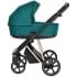Детская коляска Roan Sol Luxury 3 в 1 с автокреслом Tutis Elo Lux EduSky Black RSL/4045 Deep Lake/Gold