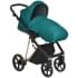 Детская коляска Roan Sol Luxury 3 в 1 с автокреслом Tutis Elo Lux EduSky Black RSL/4045 Deep Lake/Gold