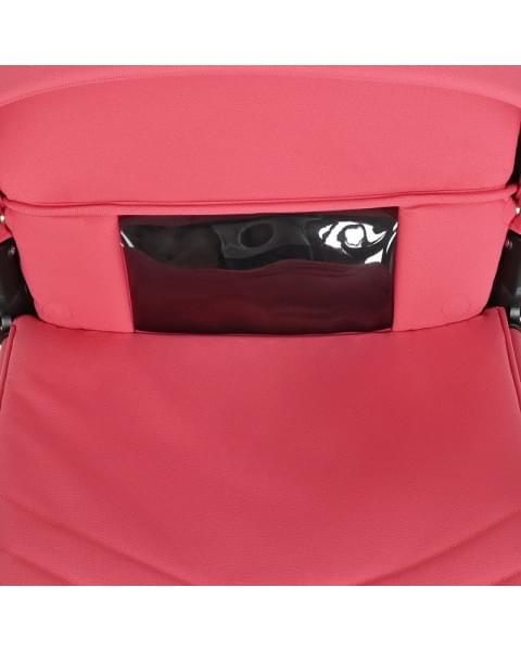 Детская коляска Roan Sol Luxury 3 в 1 с автокреслом Tutis Elo Lux EduSky Black RSL/4048 Viva Magenta/Nikiel