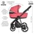 Детская коляска Roan Sol Luxury 3 в 1 с автокреслом Tutis Elo Lux EduSky Black RSL/4048 Viva Magenta/Nikiel