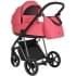 Детская коляска Roan Sol Luxury 3 в 1 с автокреслом Tutis Elo Lux EduSky Black RSL/4048 Viva Magenta/Nikiel
