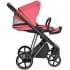 Детская коляска Roan Sol Luxury 3 в 1 с автокреслом Tutis Elo Lux EduSky Black RSL/4048 Viva Magenta/Nikiel