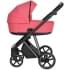 Детская коляска Roan Sol Luxury 3 в 1 с автокреслом Tutis Elo Lux EduSky Black RSL/4048 Viva Magenta/Nikiel