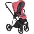 Детская коляска Roan Sol Luxury 3 в 1 с автокреслом Tutis Elo Lux EduSky Black RSL/4048 Viva Magenta/Nikiel