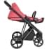 Детская коляска Roan Sol Luxury 3 в 1 с автокреслом Tutis Elo Lux EduSky Black RSL/4048 Viva Magenta/Nikiel
