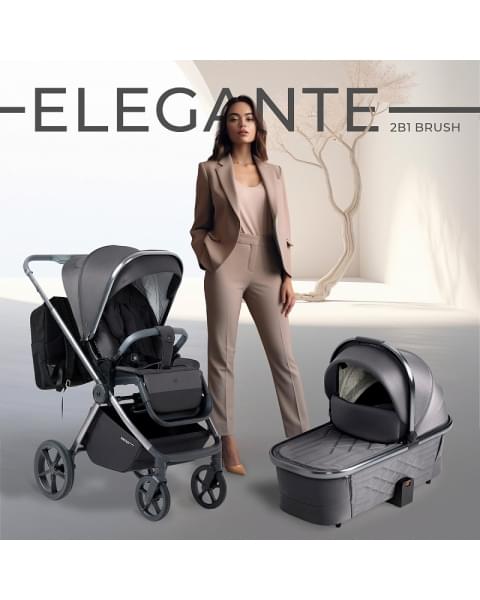 Детская коляска Sweet Baby Elegante 2 в 1 BRD Grey