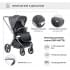 Детская коляска Sweet Baby Elegante 2 в 1 BRD Grey