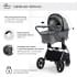 Детская коляска Sweet Baby Elegante 2 в 1 BRD Grey