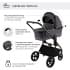 Детская коляска Sweet Baby Elegante 2 в 1 SBL GL Grey