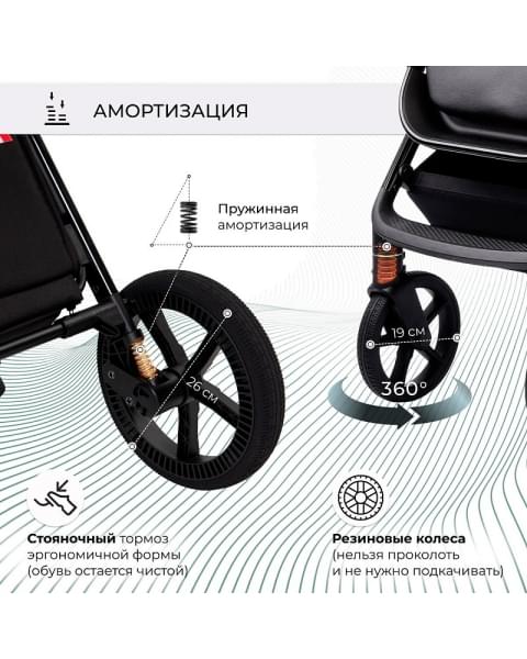 Детская коляска Sweet Baby Elegante 2 в 1 SBL GL Grey