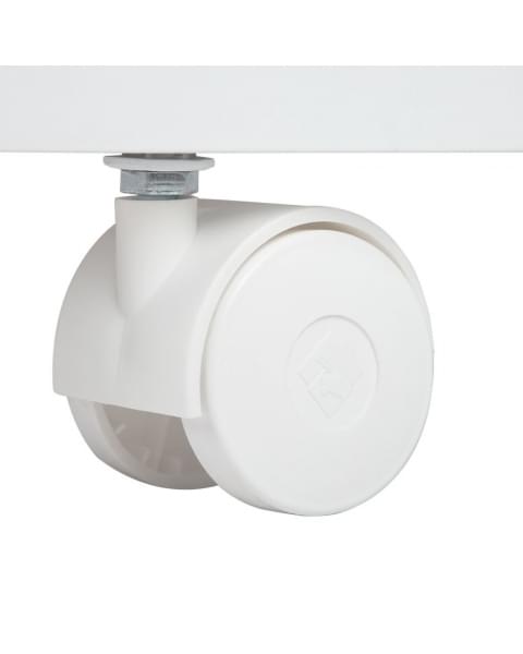 Детская кровать-трансформер Indigo Baby Lux, Белый / Белые стойки