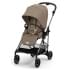 Детская прогулочная коляска Cybex Melio Seashell Beige с дождевиком