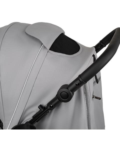 Детская прогулочная коляска Indigo Epica XL Air с сумкой 2025 св.серый