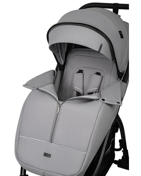 Детская прогулочная коляска Indigo Epica XL Air с сумкой 2025 св.серый
