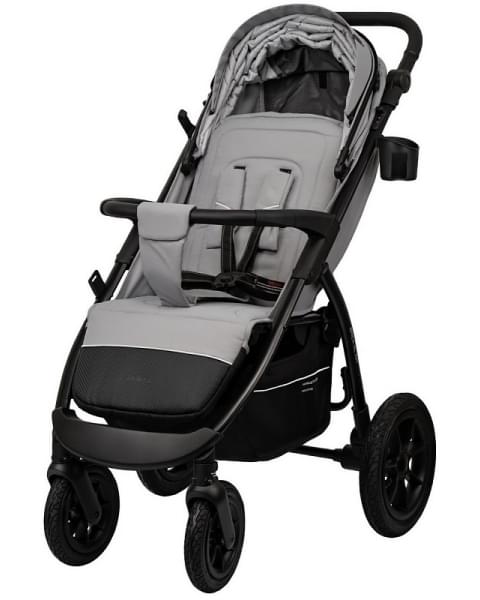 Детская прогулочная коляска Indigo Epica XL Air с сумкой 2025 св.серый