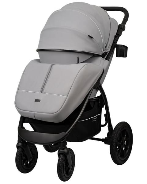 Детская прогулочная коляска Indigo Epica XL Air с сумкой 2025 св.серый
