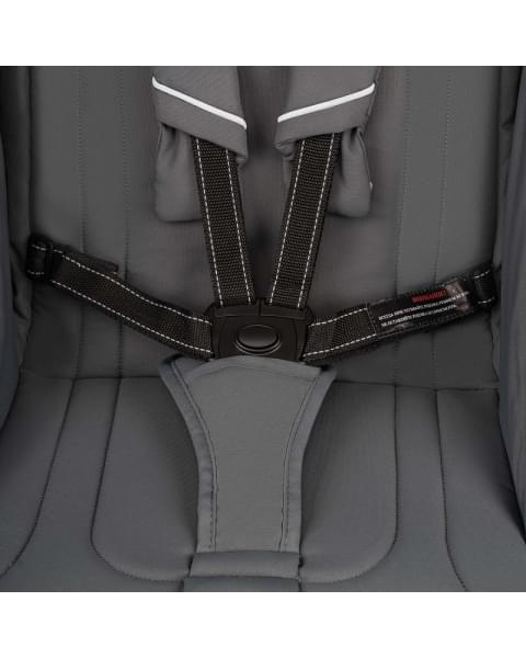 Детская прогулочная коляска Indigo Epica XL Air с сумкой 2025 темно-серый