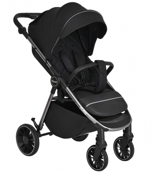 Детская прогулочная коляска Pituso Ruta PU BD206 Black