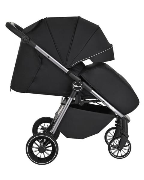 Детская прогулочная коляска Pituso Ruta PU BD206 Black