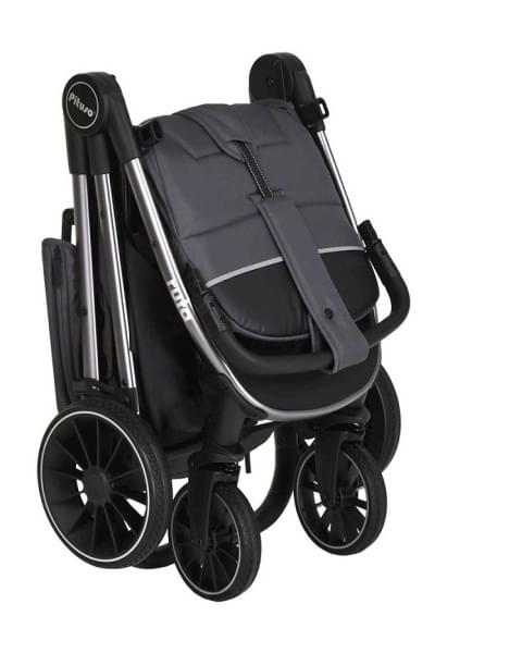 Детская прогулочная коляска Pituso Ruta PU BD206 Black