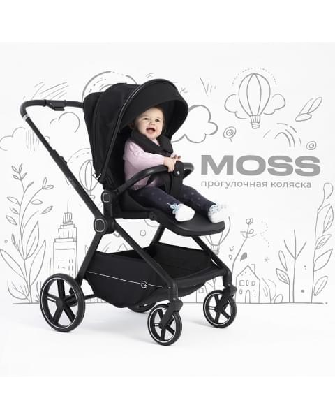 Детская прогулочная коляска Rant Moss Black