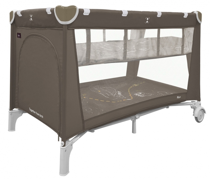 Детский манеж Baby Tilly Rio Plus T-1021 Chocolate Brown