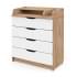 Детский пеленальный комод Pituso Wood 804 Дуб канзас