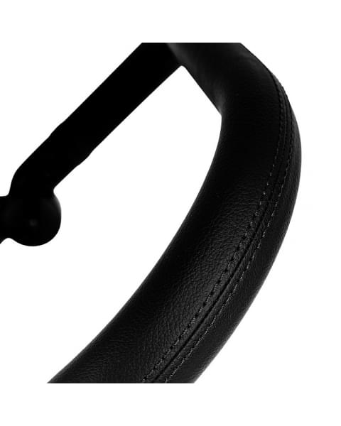 Детская коляска Roan Sol Vintage Leather 2.0 3 в 1 с автокреслом Tutis Elo Lux Edusky Black SL/10/L Black/Black/руч.Черный