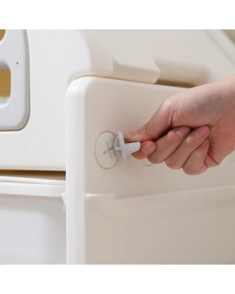 Стеллаж для игрушек UNIX Kids 9 ящиков Grey