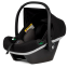 Детская коляска Roan Sol Vintage Leather 2.0 3 в 1 с автокреслом Tutis Elo Lux Edusky Black SL/13/L Misti Mint/Grey/руч. Серый