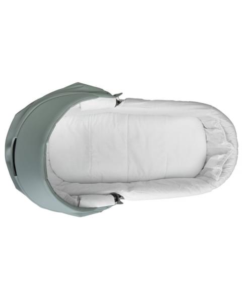 Детская коляска Indigo Mio Eco Plus 14 3 в 1 с автокреслом Avionaut Cosmo 03 шалфей кожа