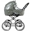 Детская коляска Roan Bass Next Classic 2.0 d14 3 в 1 с автокреслом Tutis Elo Lux EduSky Black BSNC/92/2 Sage Green/Black/руч.Black