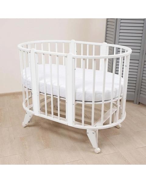 Детская кровать трансформер Pituso Stella 6 в 1 106501 Белый-Белый