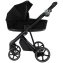 Детская коляска Roan Sol Vintage Leather 2.0 3 в 1 с автокреслом Tutis Elo Lux Edusky Black SL/10/L Black/Black/руч.Черный