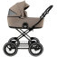Детская коляска люлька Roan Bass Next Classic d12 2.0 1 в 1 BNC/70/1 Hazel/Black/руч.Black