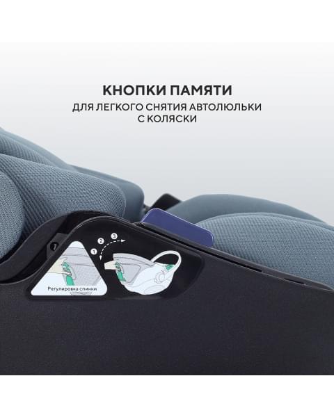 Автокресло Rant Aster Zero с базой isofix Graphite