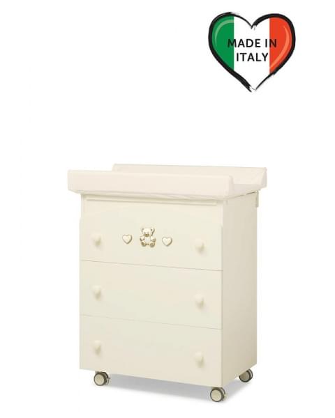 Пеленальный комод Erbesi Tippy Jolie слоновая кость