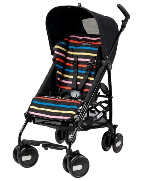 Коляска-трость Peg Perego Pliko Mini с бампером Neon