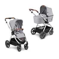 Коляска 2 в 1 ABC-Design Swing 2023, Graphite Grey (Светло-серый)